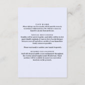 青い花のメイソンジャー安全対策 エンクロージャーカード (裏面)