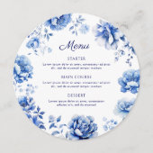 青い花の丸 メニュー (正面)