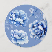 青い花の丸 メニュー (裏面)