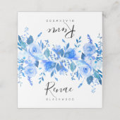 青い花の名札, 青い花の洗礼 プレイスカード (外部開封)