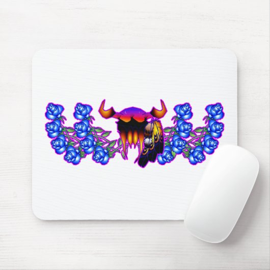 青い花の夢 マウスパッド (マウス)