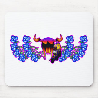 青い花の夢 マウスパッド