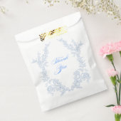 青い花の感謝を込めて フェイバーバッグ (封をした状態)