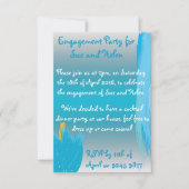 青い花の招待 招待状 (正面)