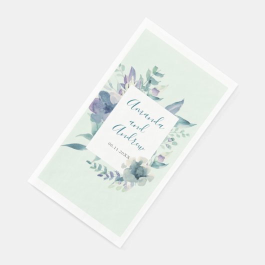 青い花の水彩特別な機会 (コーナー)