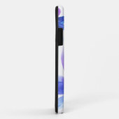 青い花の水絵を描色の芸術 Case-Mate iPhoneケース (裏面/右)