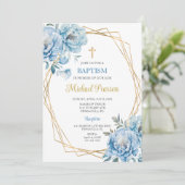 青い花の洗礼 招待状 (スタンド正面)