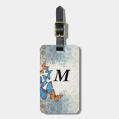 青い花の蝶 ラゲッジタグ (正面縦)