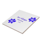 青い花の鳩の名前タイトル年20XX職業 タイル (側面)