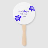 青い花の鳩の名前タイトル年20XX職業 ハンドファン (裏面)