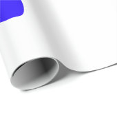 青い花の鳩の名前タイトル年20XX職業 ラッピングペーパー (ロールコーナー)