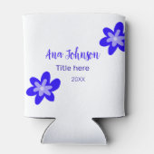 青い花の鳩の名前タイトル年20XX職業 缶クーラー (裏面)