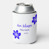 青い花の鳩の名前タイトル年20XX職業 缶クーラー (缶裏面)