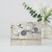 青い花はがき ポストカード (スタンド正面)