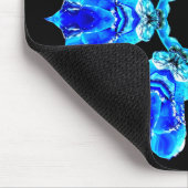 青い花びら マウスパッド (コーナー)