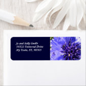 青い花びら ラベル (インサイチュ)