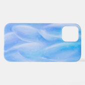 青い花びら iPhoneケース (裏面横)