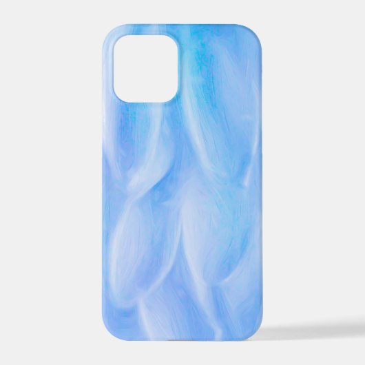 青い花びら iPhoneケース (裏面)