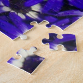 青い花を選択しないパズル ジグソーパズル (側面)