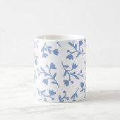 青い花クラシックコーヒーマグ コーヒーマグカップ (中央)