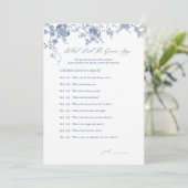 青い花婿は何と言ったブライダルゲームカード 招待状 (スタンド正面)