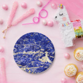 青い花崗岩、青い大理石、青い石 ペーパープレート (パーティー)