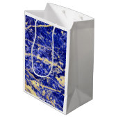 青い花崗岩、青い大理石、青い石 ミディアムペーパーバッグ (裏面アングル)