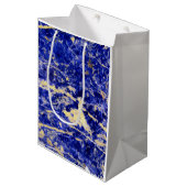 青い花崗岩、青い大理石、青い石 ミディアムペーパーバッグ (正面アングル)
