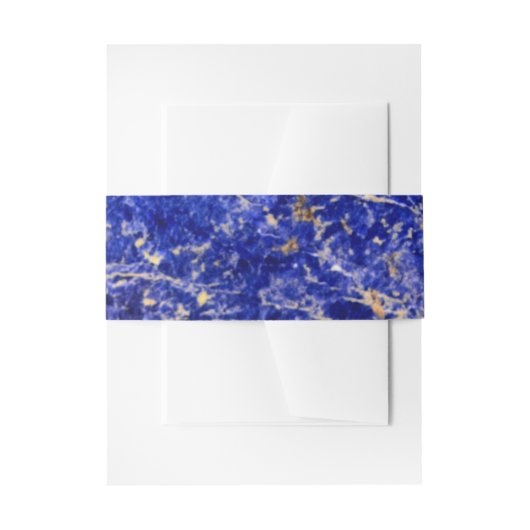 青い花崗岩、青い大理石、青い石 招待状ベリーバンド (正面例)