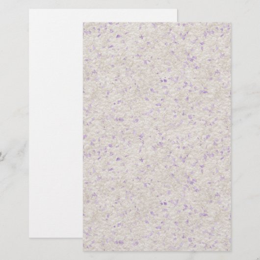 青い花弁の紙 便箋 (正面/裏面)