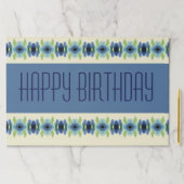 青い花柄 ペーパーパッド (インサイチュ)