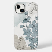 青い花水色の天然ぼほきれい Case-Mate iPhoneケース (裏面)