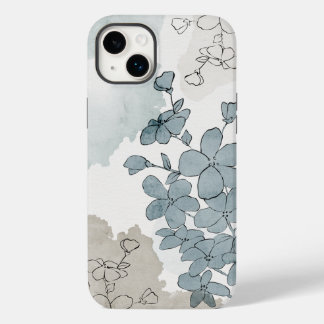 青い花水色の天然ぼほきれい Case-Mate iPhone 14 PLUSケース