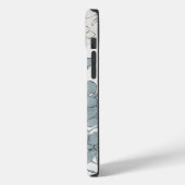 青い花水色の天然ぼほきれい Case-Mate iPhoneケース (裏面 / 左)