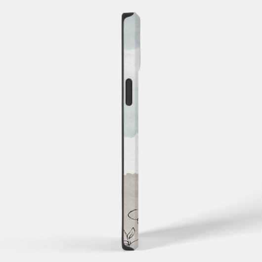 青い花水色の天然ぼほきれい Case-Mate iPhoneケース (裏面 / 右)