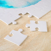 青い花瓶の水彩生け花 ジグソーパズル (側面)