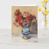 青い花瓶の花 | クリストファーウッド カード (黄色い花)