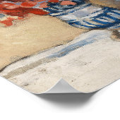 青い花瓶の花 | クリストファーウッド ポスター (角)