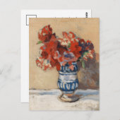 青い花瓶の花 | クリストファーウッド ポストカード (正面/裏面)