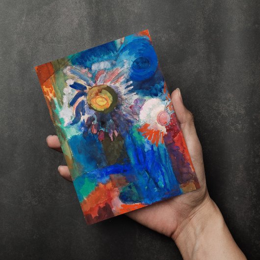 青い花瓶の花 | フリッツ・シェフラー カード