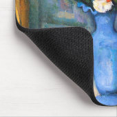 青い花瓶の花,ポールセザンヌ マウスパッド (コーナー)