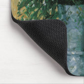 青い花瓶の花 by ポール・セザンヌ ヴィンテージ アート マウスパッド (コーナー)