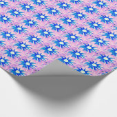 青い花紙 ラッピングペーパー (角)