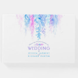 青い花結婚の滝のゲストブック ゲストブック