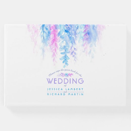 青い花結婚の滝のゲストブック ゲストブック (正面)