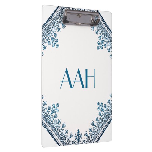 青い花色 クリップボード (右)