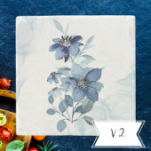 青い花1 ストーンコースター