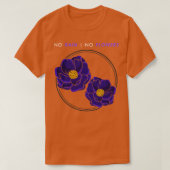 青い花1 Tシャツ (デザイン正面)