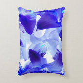 青い花 アクセントクッション (正面(垂直))