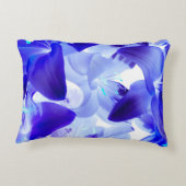 青い花 アクセントクッション (裏面)